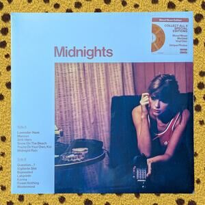 Taylor Swift Midnights Blood Moon Marbled Vinyl LP Sealed Collector's Edition